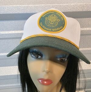Smokey Bear White and Green Wildfire Prevention Hat